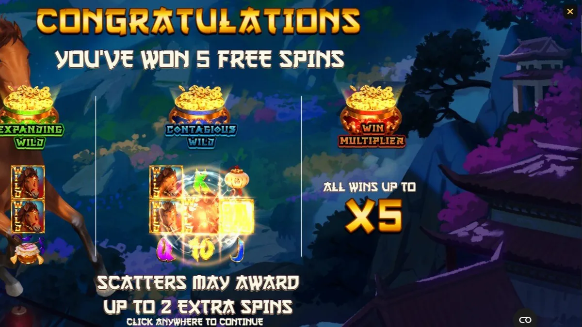 Slot 3 Wonders Luck of Stallion dengan tema kuda yang megah